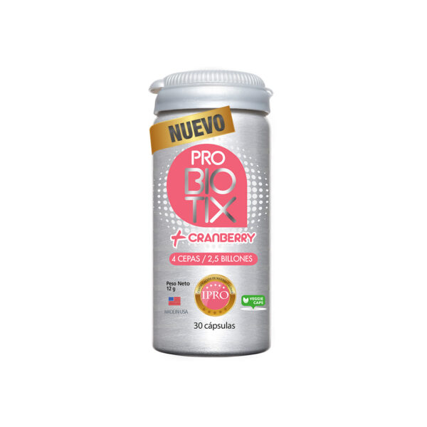ProBiotix Cramberry 4 Cepas 30 Cápsulas Marca Newscience