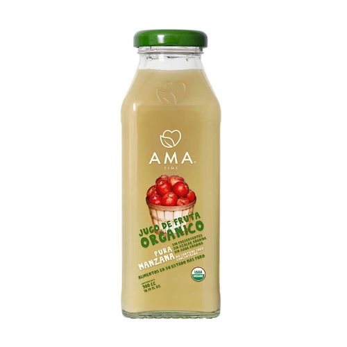 Jugo de Fruta Manzana Organico 300 ml Marca AMA
