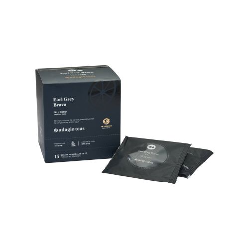 Earl Grey Bravo. Caja de 15 Unidades. Marca Adagio Teas