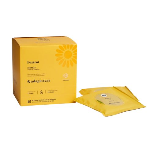 Foxtrot. Caja de 15 Unidades. Marca Adagio Teas