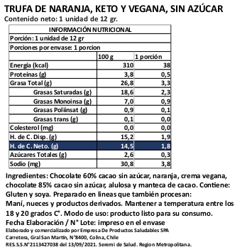 Trufas Artesanales Keto y Veganas, Mix de Sabores sin Azúcar, 9 un, Marca Tremus 6 Trufas Artesanales Keto y Veganas, Mix de Sabores sin Azúcar, 9 un, Marca Tremus - Imagen 6