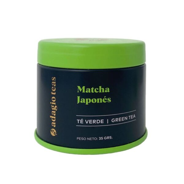 Té Verde Matcha Japones puro 35 grs Marca Adagio Teas