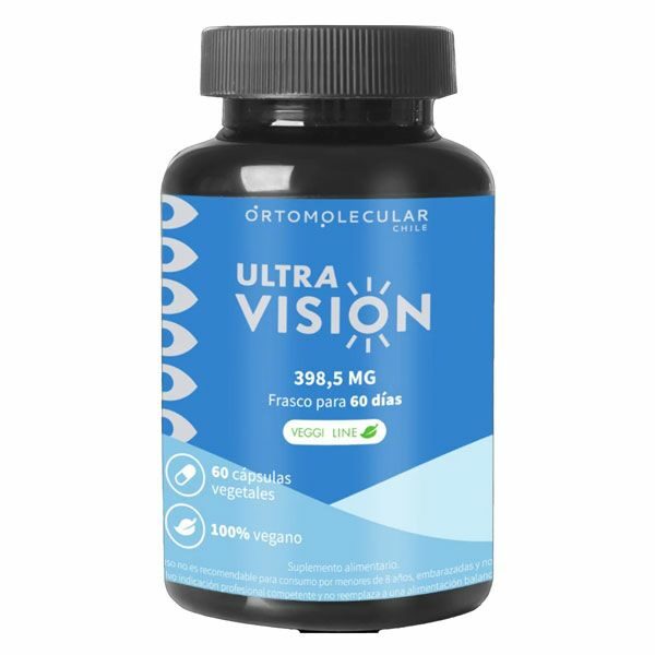 Ultra Vision-399mg 60 Caps Vegetales Marca Ortomolecular
