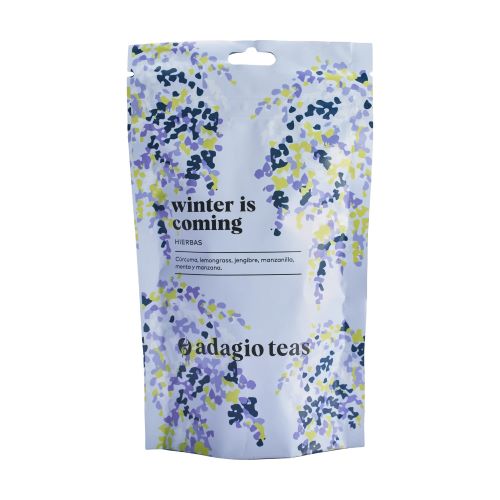 Té Hierbas Viene el Invierno libre de cafeina 57 grs rinde 28 un Marca Adagio Teas