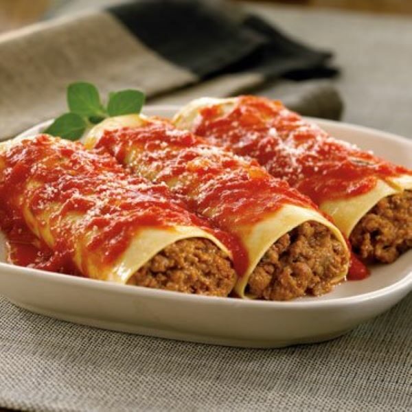 Canelón de Carne con Bechamel y Pomodoro, Keto, 330 g, Tremus