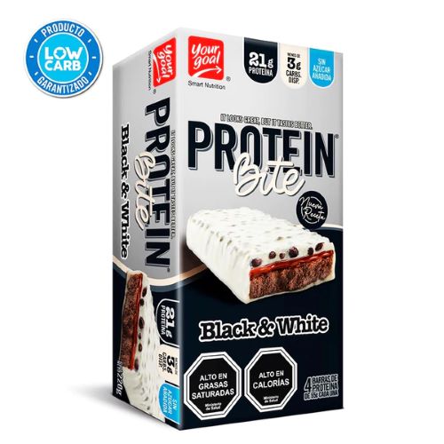 Pack 4 Barra de Proteina Bite Chocolate Blanco 55 grs marca Your Goal