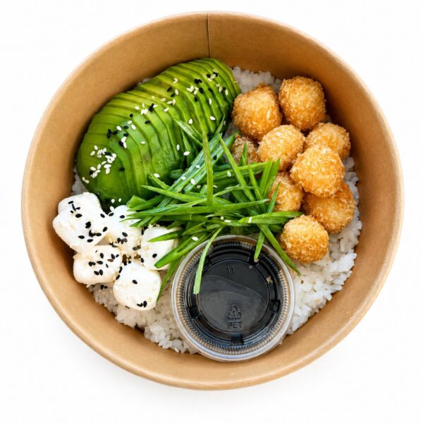 Gohan de Pollo Apanado en Pan Japonés y Palta, 480 g, Tremus