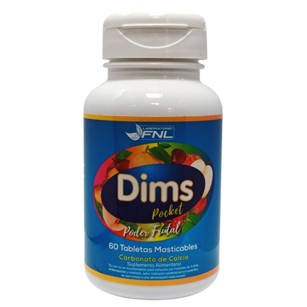 DIMS Antiacido Masticable 60 Capsulas Marca FNL