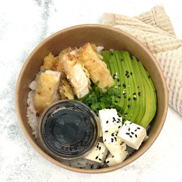 Gohan de Pollo Apanado en Pan Japonés y Palta, 430 g, Tremus