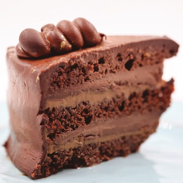 Torta de Chocolate Bitter, sin Gluten Certificada, Trozo Individual, Marca Tremus