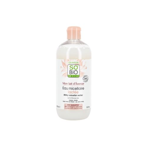Tonico Agua Micelar Leche de Burra 500ml Marca So Bio