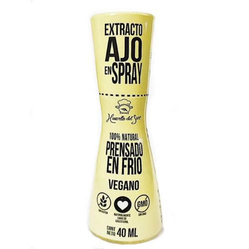 Ajo en Spray Vegano 40 ml Marca Huerto del Sur
