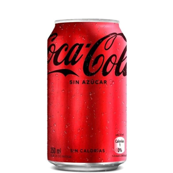 Coca-Cola Zero, Sin Azúcar, Lata 350 Ml