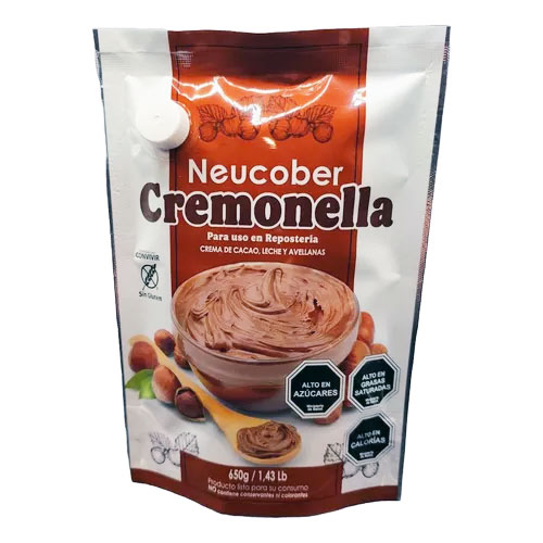 Cremonella crema de cacao y avellanas Sin Azucar Vegano 650 Grs. Marca Neucober 1 Cremonella crema de cacao y avellanas Sin Azucar Vegano 650 Grs. Marca Neucober