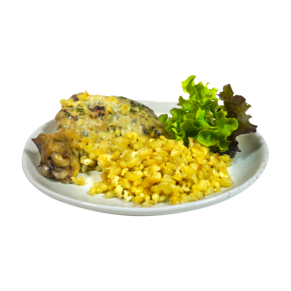 (D) Pollo Gaston Gerard con spaetzle Marca Tremus 5 Pollo Gaston Gerard 3