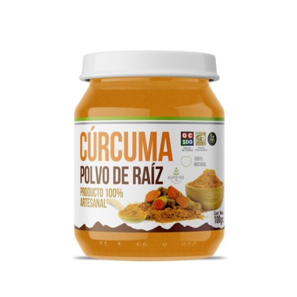 CURCUMA polvo  100 gr Marca Health Natural