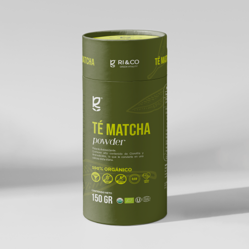 Te Matcha 100% Organico sin gluten vegano en polvo 150 grs marca RI&CO