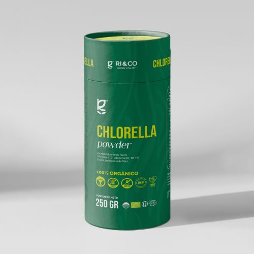 Chlorella 100% Orgánico en polvo 250 grs marca RI&CO