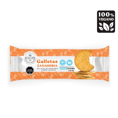 Biscuits Zanahoria 145gr Marca Ecovida