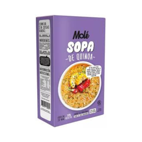 Sopa de Quinoa Vegana 120 Gr Marca Gosin