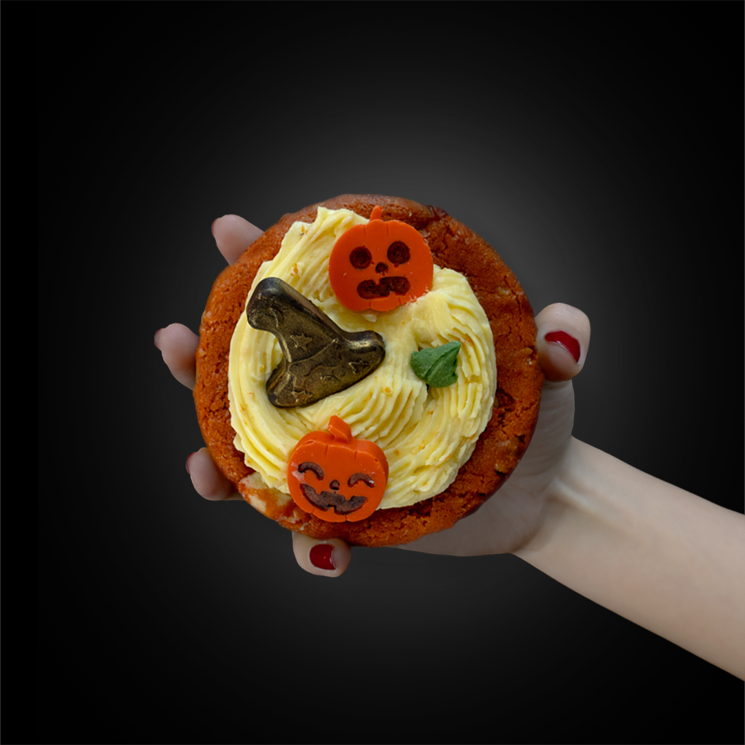 Pumpkin Cookie - Especial Halloween, Pack de 2 unidades, Sin Azúcar, Marca Tremus