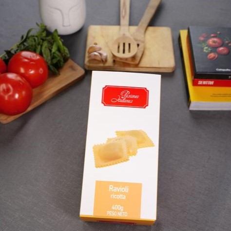 Ravioli Ricotta Congelado 400 grs Marca Pasiones Italianas