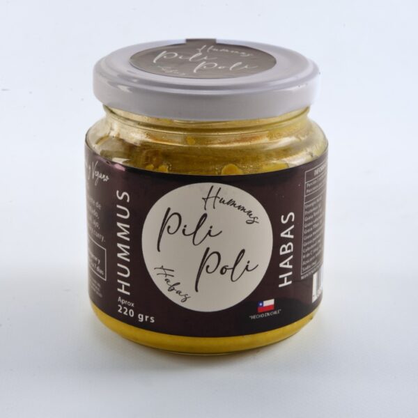 Hummus habas  Curry      220 grs   Marca PILIPOLI