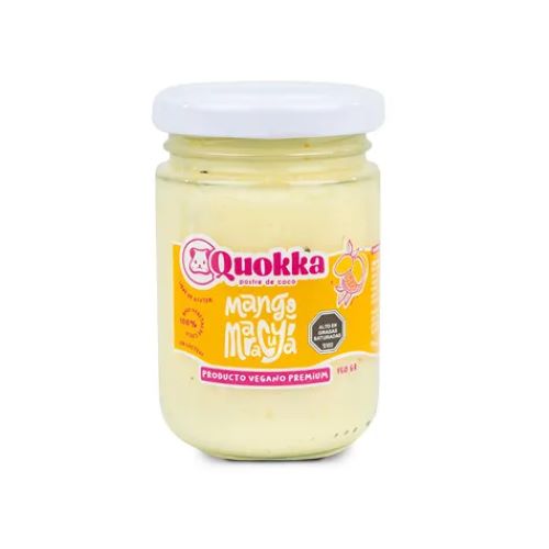 Yogur vegano de coco Mango-Maracuyá 150 gr Marca Quokka