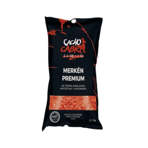 Merkén Artesanal Gourmet Sachet 15 grs marca Cacho de Cabra
