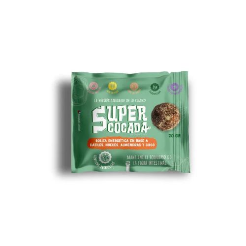 Super Cocada Lactosa Free Gluten Free 20 gr Marca Supersnack