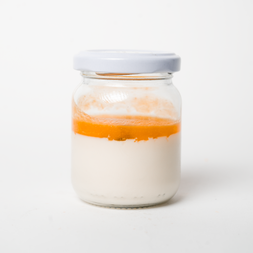 Pannacotta de Coco con Salsa Mango–Maracuyá, Keto, Sin Azúcar Añadida, 90 g, Tremus