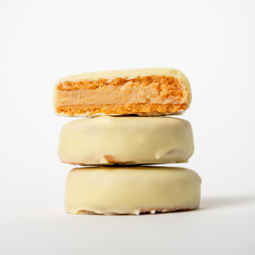 Alfajor de Mantequilla de Maní Chocolate Blanco, Keto, Sin Azúcar Añadida, 65 g, Tremus 2 Alfajor de Mantequilla de Maní Chocolate Blanco, Keto, Sin Azúcar Añadida, 65 g, Tremus - Imagen 2