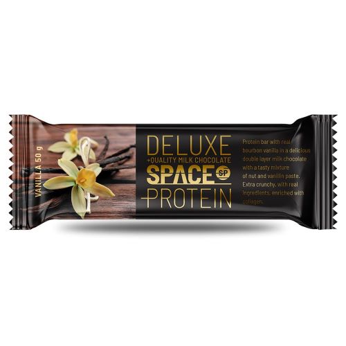 Barra de Proteína Deluxe Sabor Vainilla 50 grs Marca Space Protein