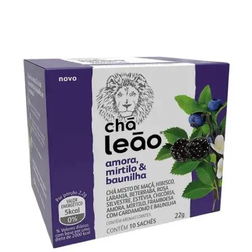 Te Mora Arandano y Vainilla 22 Gr. 10 Saches Marca Leao