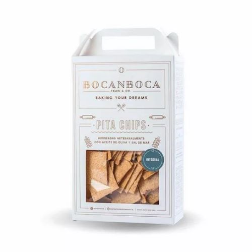 Chip Pita Integral 120 Gramos Marca Bocanboca