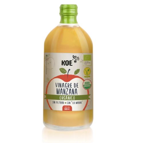Vinagre de Manzana con miel Orgánico 500 ml Marca Koe