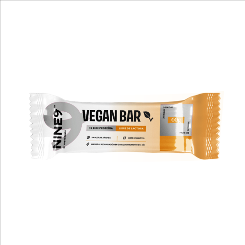 Barra Vegana Salted Caramel 60 Gr.  Marca NINE9