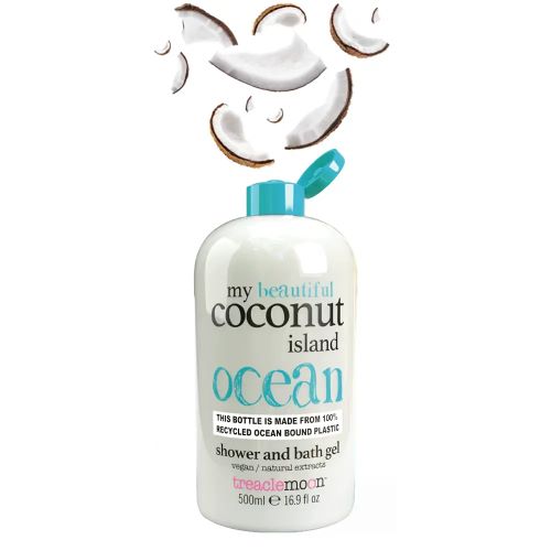 Showergel Coconut Island Vegano 500ml marca Teaclemoon