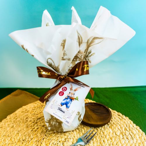 Huevo de Pascua de Chocolate 85% cacao, Keto, Sin Azúcar, Marca Tremus