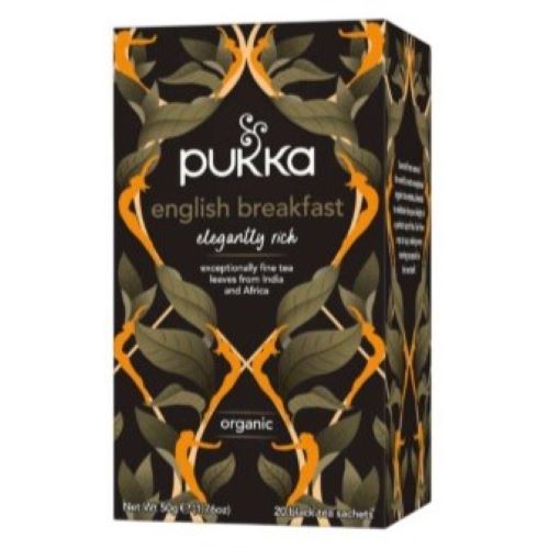 Té negro Elegant English Breakfast 20 Bolsas Marca Pukka