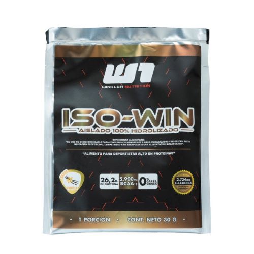Sachet Iso Win Chocolate 33 gramos Marca Winkler Nutrition