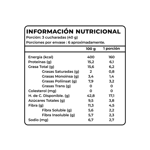 SELLOS GRANOLA AVENA Y SEMILLAS