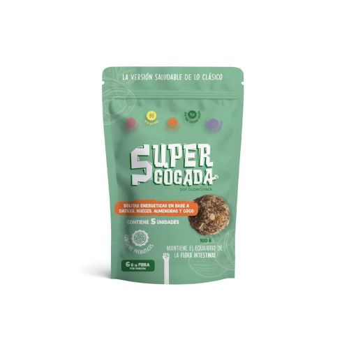Doypack Super Cocada con Prebioticos 160 gr Marca Supersnack