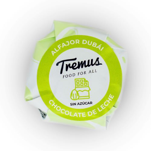 Alfajor Dubai, Sin Azúcar Añadida, 70 g, Tremus