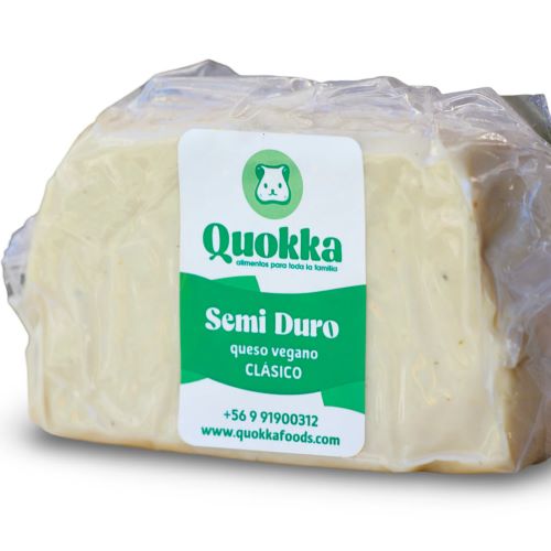 Queso Vegano Semi Duro Clasico 250 gr Marca Quokka 1 Queso Vegano Semi Duro Clasico 250 gr Marca Quokka