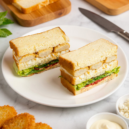 Sándwich Triple Pollo Crunch, 305 g, Tremus