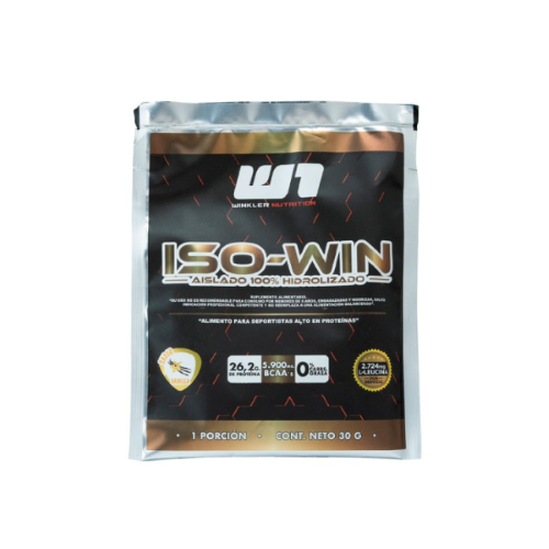 Sachet Iso Win Mora Crema 30 gramos Marca Winkler Nutrition
