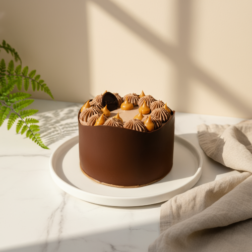 Torta Valentina (Chocolate Manjar), Keto, Sin Azúcar Añadida, 1100 g, Tremus