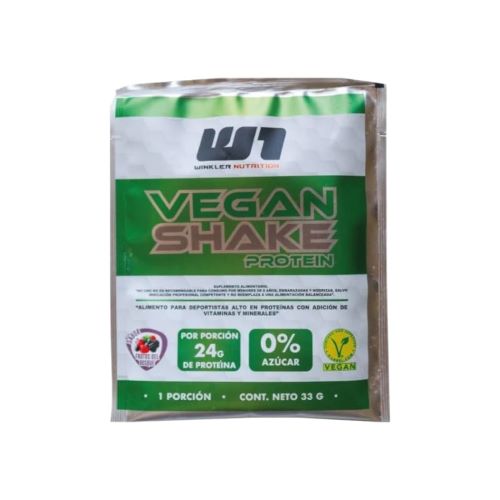 Sachet Protein Vegan Sabor Frutos del Bosque 33 gr Marca Winkler Nutrition