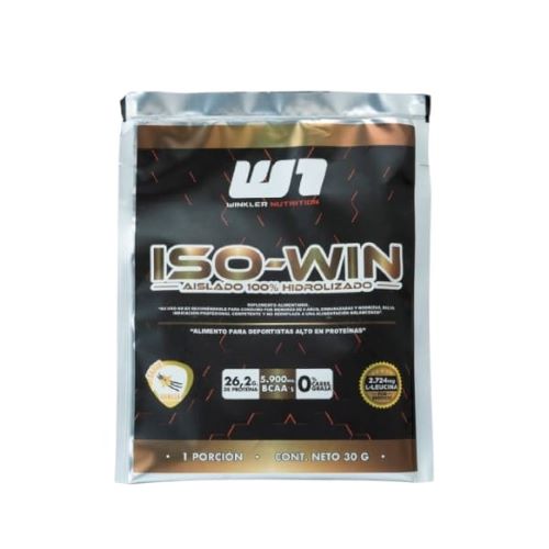 Sachet Iso Win Vainilla 30 gramos Marca Winkler Nutrition